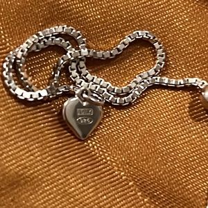 Gorgeous Italy Sterling Silver 925 adjustable box chain necklace LLJ 22”